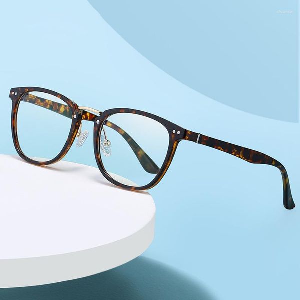 Солнцезащитные очки для мужчин и женщин TR-90, пластиковые оптические очки с полной оправой, очки с блокировкой синего света, оправа, очки по рецепту