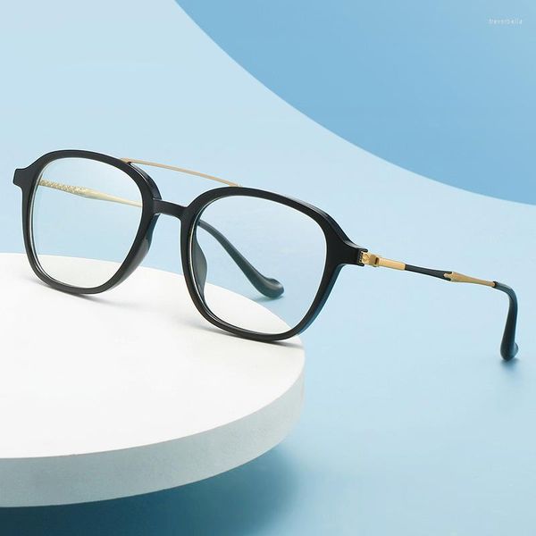 Sonnenbrille Blaues Licht blockierende Brille Rahmen für Männer und Frauen optische Brille Anti-Ray-Qualität TR-90 Plastik Flexible Tempel