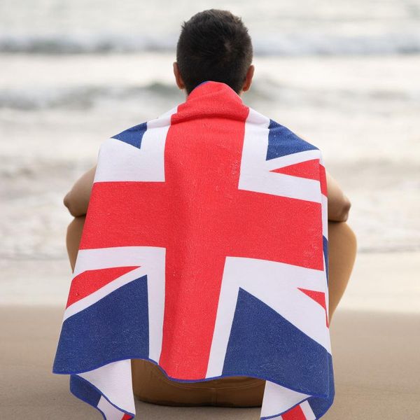 Скатерть, пляжное полотенце, большие большие британские флаги, объемные, компактные, из сверхтонкого волокна, дорожные аксессуары, удобные полотенца Miss Extra