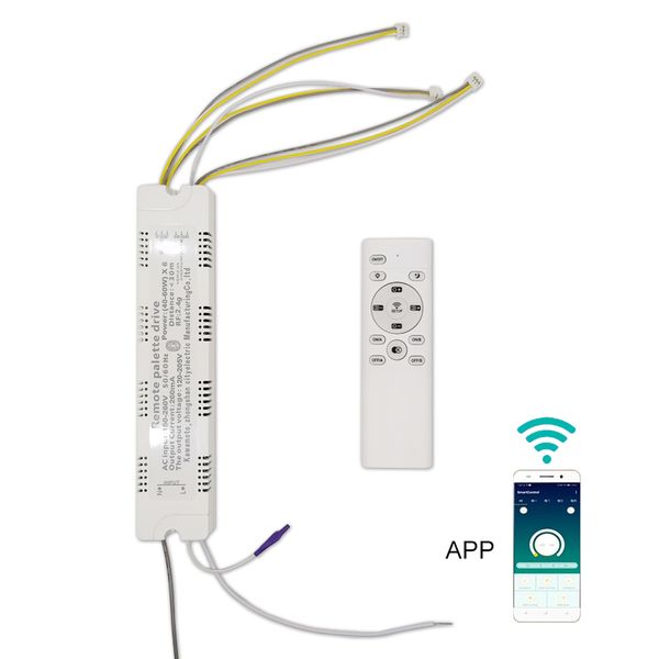 Remote Palette Drive Dimmbare Intelligente LED Block Telefon APP 2,4G Beleuchtung Transformator (20-40W)X6 (40-60W)X6 Für Lampen