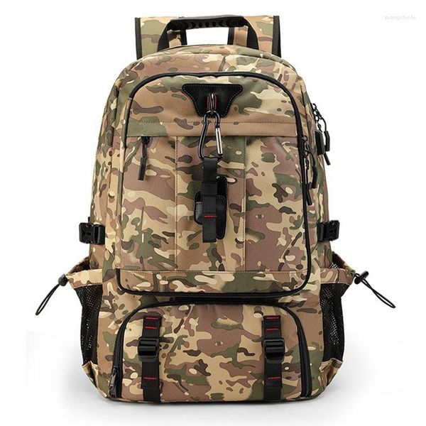 Zaino Grande Viaggio d'affari Borsa da trasporto all'aperto Borsa da viaggio turistica Viaggio militare Zaino scolastico Laptop Camouflage Drop