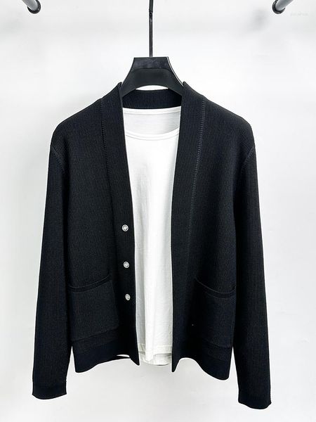 Männer Pullover High-End-Pullover Strickjacke Frühling Und Herbst Mode Marke Tasche Koreanische Casual Schal Gestrickte Externe Mantel