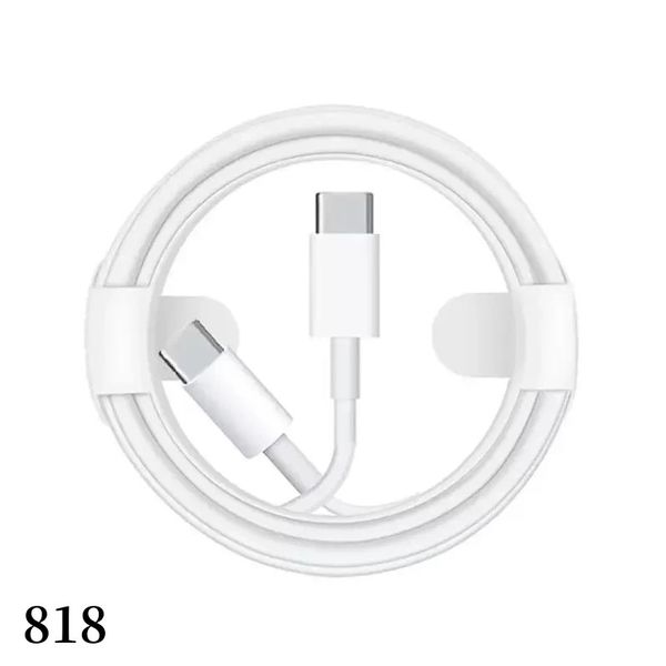 Cavo di ricarica rapida da USB C a USB-C Dual Type C Pro 1 m PD 20 W per iPad Xiaomi Android iPhone 15 818D