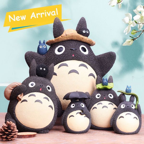 Yenilik Ürünleri Anime Totoro Piggy Bank Reçine Karikatürüm Komşum Totoro Para Kutusu Japon Figürinler Doğum Günü Çocuk Hediye Para Tasarruf Kutusu Depolama 230923