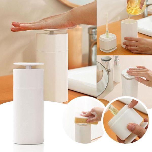 Set di accessori da bagno per shampoo e gel doccia, bottiglia vuota, tipo lozione, porta asciugamani di carta cosmetica, supporto da parete