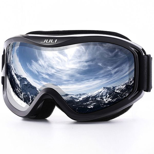 Occhiali da esterno Occhiali da sci per bambini MAXJULI Marca Sci professionale Doppi strati Lenti Antiappannamento UV400 Occhiali da neve adatti sopra gli occhiali 230925