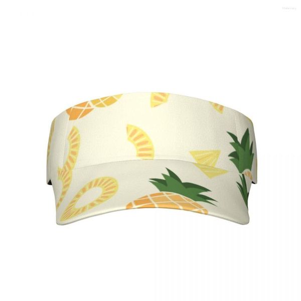 Berretti Ananas Sport Cappelli con visiera parasole Chiusura a tocco Cappellini regolabili da esterno per uomo Donna