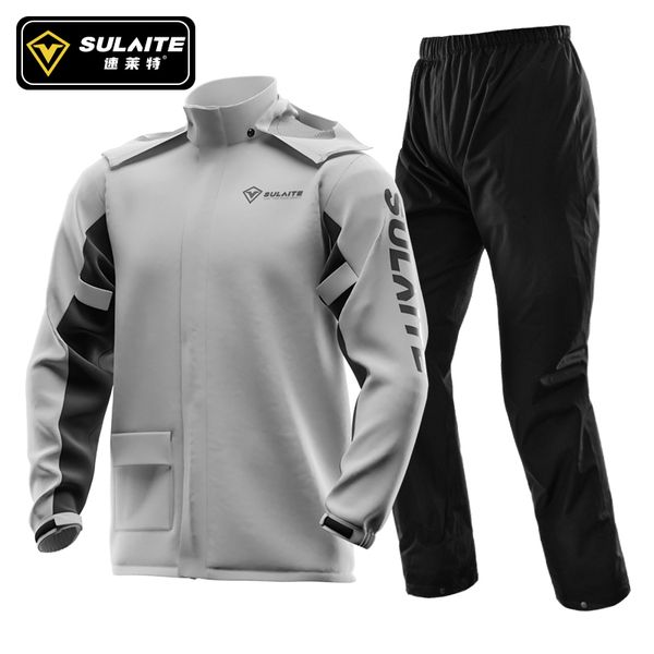 Ropa de lluvia SULAITE motocicleta impermeable traje hombres al aire libre impermeable ropa impermeable zapatos cubierta ultrafina capa de lluvia ciclismo pesca escalada chaqueta 230925