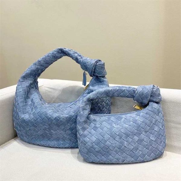 Taschen Gewebte Bottegass-Tasche Mini Jodie 2023 Unterarmknoten für Damen New Style Denim Kunstleder Bankett für High Sense für Damen mit Logo Venetass