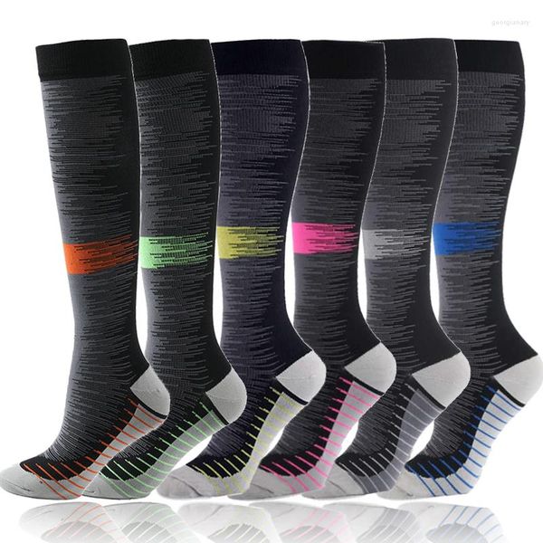 Herrensocken, Kompression, Outdoor, Laufen, Wandern, Sport, geeignet für Ödeme, Diabetes, Krampfadern, 20–30 mmHg, Männer und Frauen