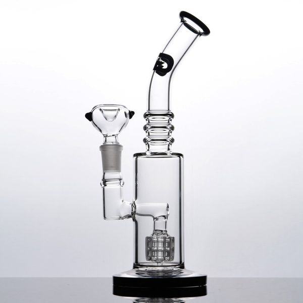 Bent Boyun Cam Bongs Matris Stereo Perc Bubblers Hookah Su Boru Dab Rig Recycler Sigara Aksesuarları