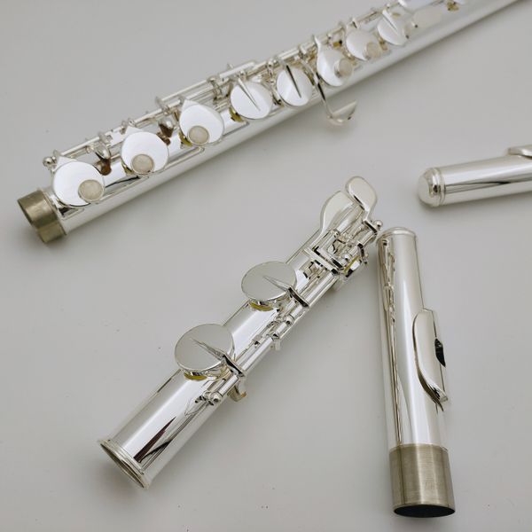 Альтовая флейта G Tune 16 с закрытым ключом, посеребренный инструмент с футляром
