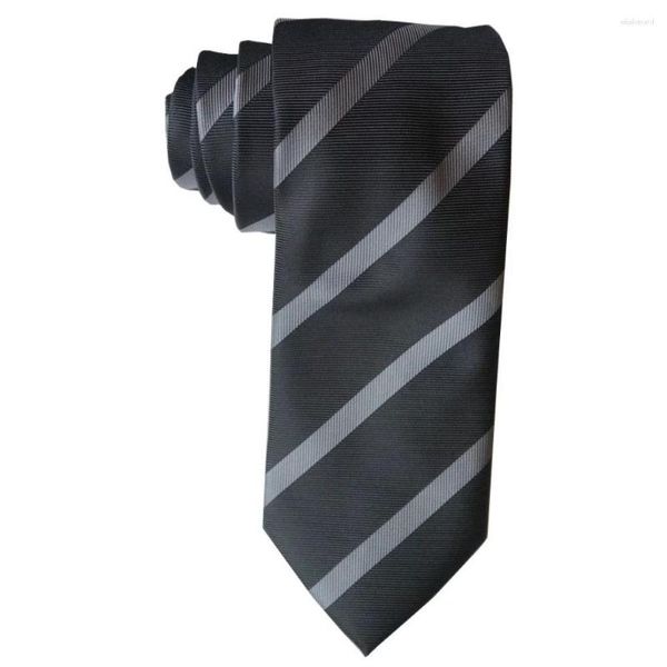 Arco laços itália tecido listrado cinza gravata de luxo para homens acessórios elegantes colar destacável homens presentes de casamento