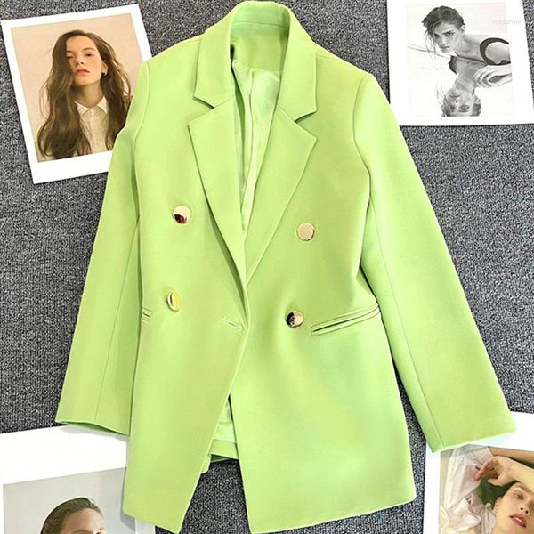 Ternos femininos primavera outono jaqueta elegante casual esportes terno coreano moda luxo para mulheres blazers casaco