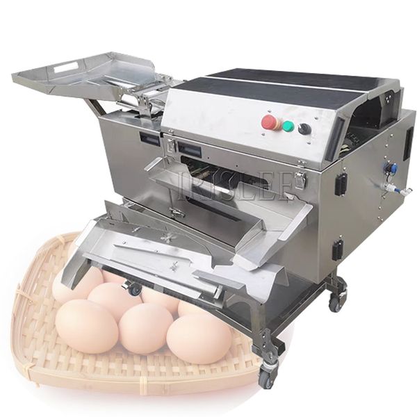 Industrielle automatische Backeierschale und flüssiges Eigelb, separate Maschine zum Brechen von Eiern