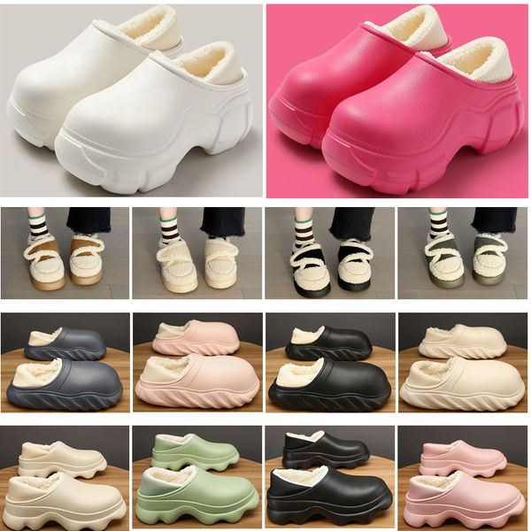 Дизайнерские короткие сапоги из овечьей шерсти на каблуке. Женские теплые зимние туфли. Белый, Коричневый, серый, Черный, розовый. Уличная плюшевая удобная хлопковая женская обувь, 36-45 евро.