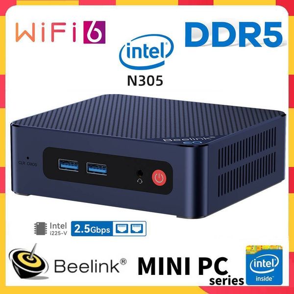 Mini-PCs Beelink EQ12 Pro GK Mini S12 12. Generation Intel Core i3 N305 N95 N100 J4125 Win 10 11 Mini-PC Desktop WIFI6 DDR5 BT Computer 230925