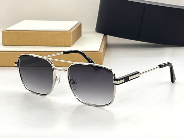 Designer-Sonnenbrille für Herren und Damen, 6ZS, leichtes Metallmaterial, quadratischer Stil, Anti-Ultraviolett, Retro, Beach Drive, modische Brille, Vollrahmen mit Box