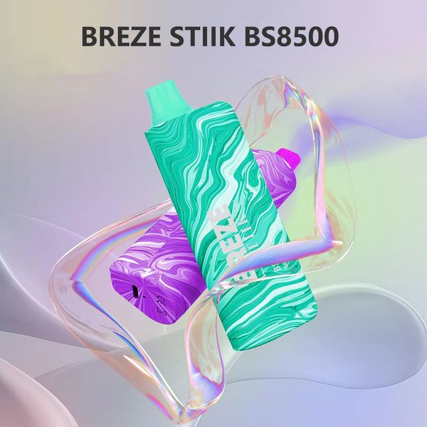 NUOVO vape usa e getta Breze Stiik BS 8500 sbuffi VAPE Sfuggine Missa di sigaretta WASCE 17 ml POD 2% 16 sapori vape ricaricabili a vapore disponibile