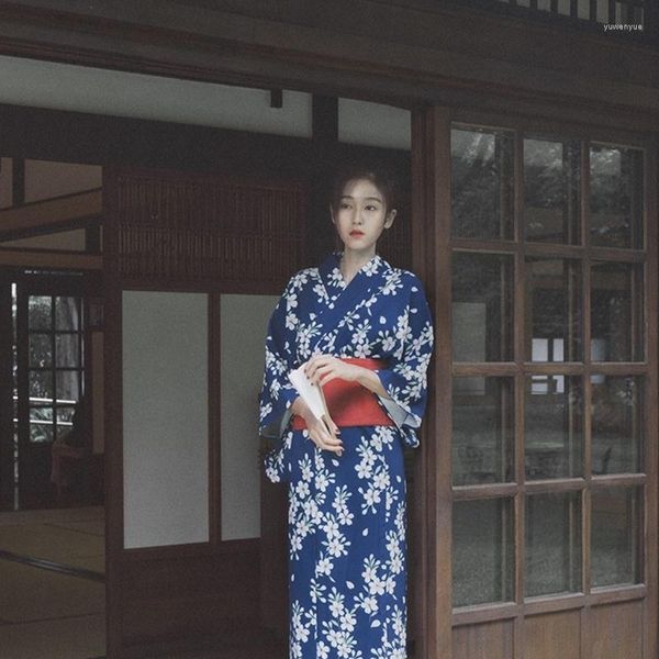 Abbigliamento etnico Tradizionale Kimono giapponese Costume Geisha Cosplay Kimono Yukata Abbigliamento donna Donna Obi 2023 FF2636