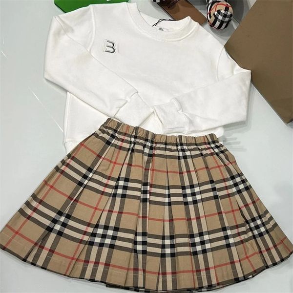 felpa con cappuccio per bambini Cappotto firmato per bambini bambino due pezzi set vestiti per bambini cerniera ragazze ragazzi set pantaloni a maniche lunghe top marca bambini vestono lettere sport Casual 100-160 cm M16