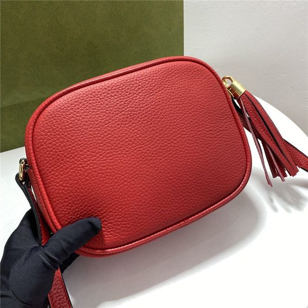 En kaliteli kadın çanta cüzdan çanta kadın çanta çantaları crossbody soho çanta disko omuz çantası saçaklı haberci çantalar cüzdan 22cm