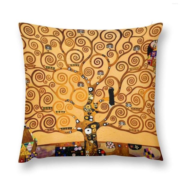 Kissen Baum des Lebens von Gustav Klimt Fine Art Throw Plaid Sofa S für Deko