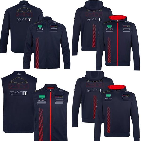 Giacca con cappuccio della squadra di Formula 1 2023 Nuova felpa con cappuccio da uomo F1 Racing Felpa con cappuccio da donna Felpa con cappuccio da gara antivento Giacca con cappuccio full zip268a