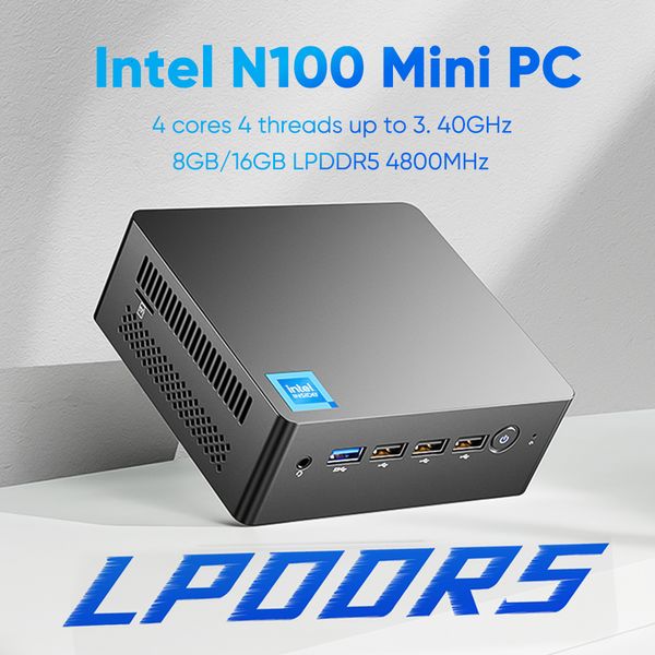 Mini PCS 12. Gen Mini PC Alder Lake Intel N100 Dört Çekirdek DDR5 8G/16G 4800Hz Windows 11 Çift RJ45 LAN Güvenlik Duvarı Yönlendirici 4K Oyun Bilgisayar 230925