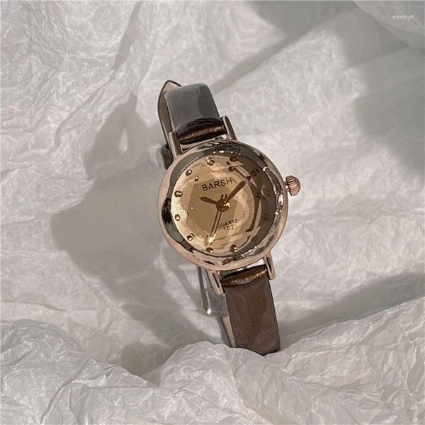 Armbanduhren Uhr für Frauen Mädchen Quarzuhren Damen Einfache Student Reloj Kleines Zifferblatt Schwarz Weiß Uhr Weibliche Armbanduhr Relogio Montre