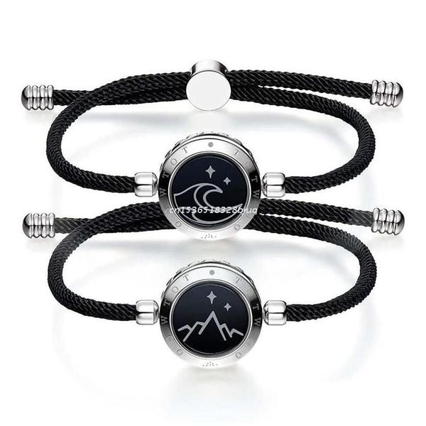 Ohrringe Halskette Dropship Fernpaar Smart Armband Bluetooth-kompatible VerbindungOhrringe Drop Lieferung Schmuck Sets Dhvgh