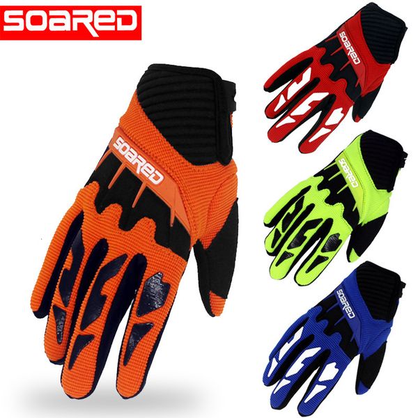 Спортивные перчатки SOARED для детей 3–12 лет, велосипедные перчатки с полными пальцами, спортивные перчатки для катания на коньках, дорожные перчатки для горного велосипеда для детей, мальчиков и девочек 230925