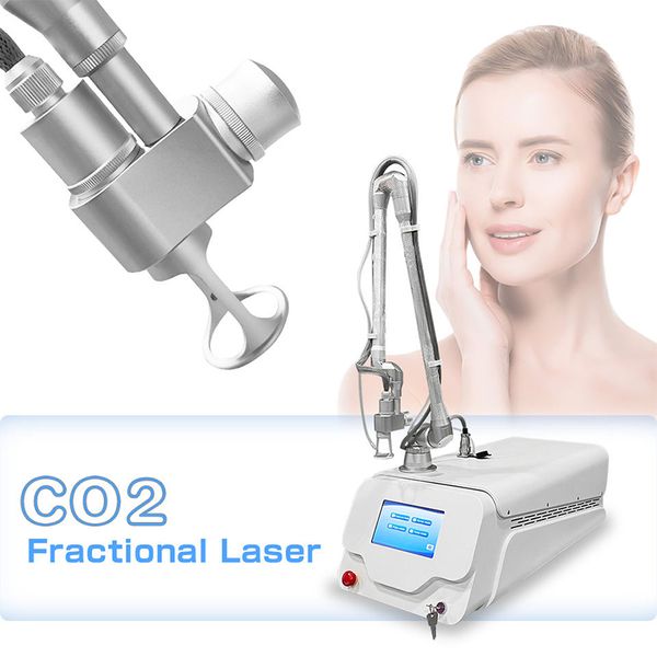 Портативный безболезненный фракционный лазер Co2 для удаления шрамов для омоложения кожи, удаления морщин и пигментов, удаления прыщей, косметического оборудования