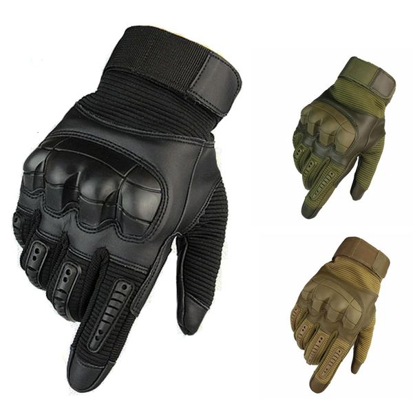 Guanti da ciclismo Guanti tattici Guanti militari da uomo Touch screen Guanti sportivi con dita intere Guanti rigidi con nocche per escursionismo Ciclismo Campeggio 230925