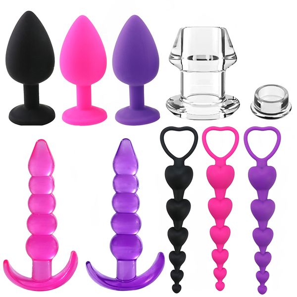 Anal brinquedos butt plug para mulheres silicone massageador de próstata homens vibração adulto suprimentos sexo homem gay i124w 230925