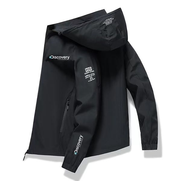 Мужские куртки Discovery Bomber Jacket 2023 Ветровка на молнии Пальто на весну и осень Повседневная рабочая мода на открытом воздухе 230925