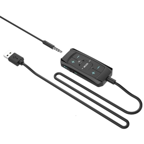 Soundkarten Externe USB-Soundkarte 7.1 Kanal 3D-Audio-Adapter 3,5 mm Gaming-Headsets Kopfhörer Ersatz für PC Desktop Notebook 230925