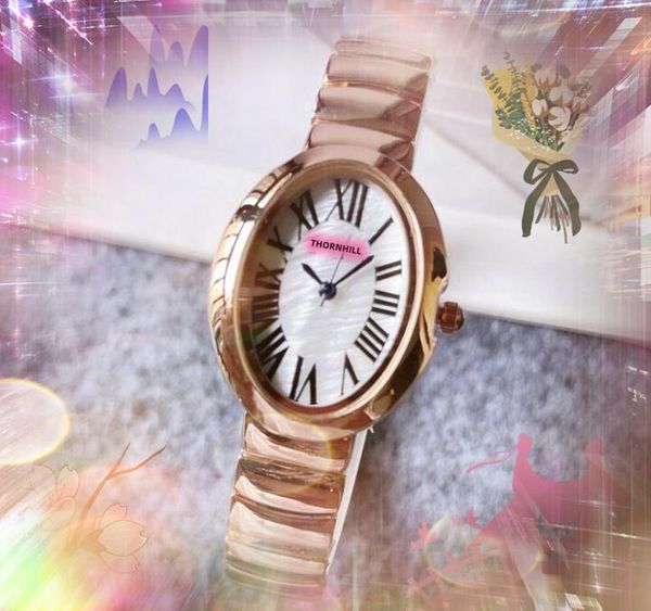 Высокое качество, модные женские часы, повседневные часы с пчелиными римскими цифрами, овальной формы, часы-скелетон, женские розовое золото, серебро, женские кварцевые часы, маленькие часы, подарки montre de luxe
