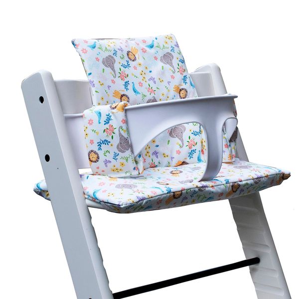 Sandalye Kapakları Özelleştirme Stokke Tripp Trapp Yemek Sandalye Aksesuarları Bebek Yemeği Yedek Pad Pamuk veya Su Geçirmez 230925