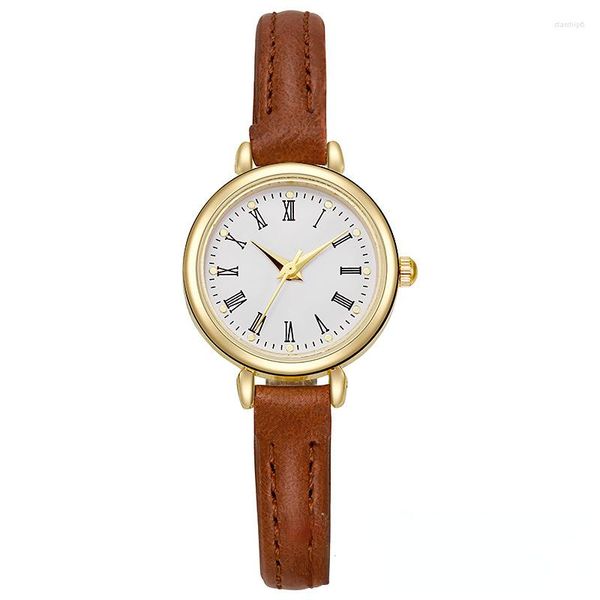 Orologi da polso POPACC Orologi squisiti di lusso leggeri per le donne Temperamento Semplice Quarzo Amici Regalo Ragazze Decorazione quotidiana