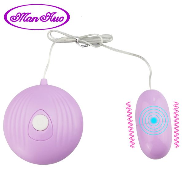 Vibratori Uomo nuo Silicon Wired Control 7 frequenze di vibrazione Love Egg Bullet vibratore giocattoli sessuali per donne e coppie adulti 230925