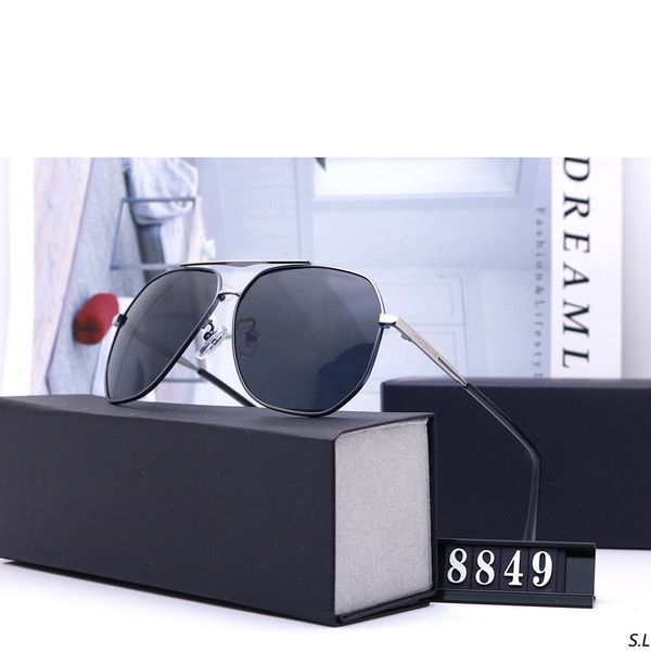 Óculos de sol Chitrines boutique store Óculos de sol de grife resistentes à radiação versão clássica proteção solar casual_voghion.com