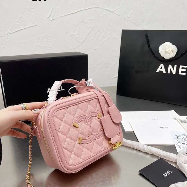 Designer Channel Cc Mulheres Chanei Bolsa Estilo Coreano Xiaoxiangfeng Bolsa Feminina Clássica Bolsa Fortune Caviar Bolsa de Corrente Um Ombro Bolsa Mensageiro Bolsa Carteira Redonda