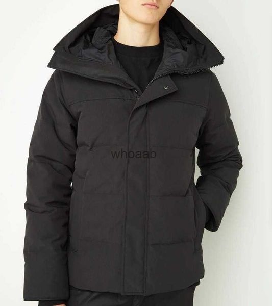 Damen Pelz Faux 23SS Daunen weiß Windschutz Parkas Jacke Kragen Winter Puffer Wolf Pelzmantel arktische Kapuze Trim Doudoune Manteau YQ230925