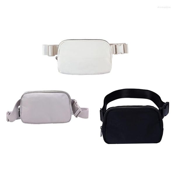 Sacos ao ar livre À Prova D 'Água Nylon Cintura Saco Homens Crossbody Fanny Pack Grande Capacidade Bum Phone para Correr Esportes de Viagem