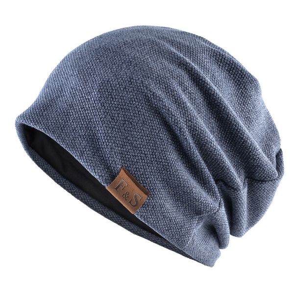 Cappello pullover da uomo autunno e inverno Stilista di moda Cappello Baotou traspirante Berretto impilato lavorato a maglia da donna per il tempo libero allentato