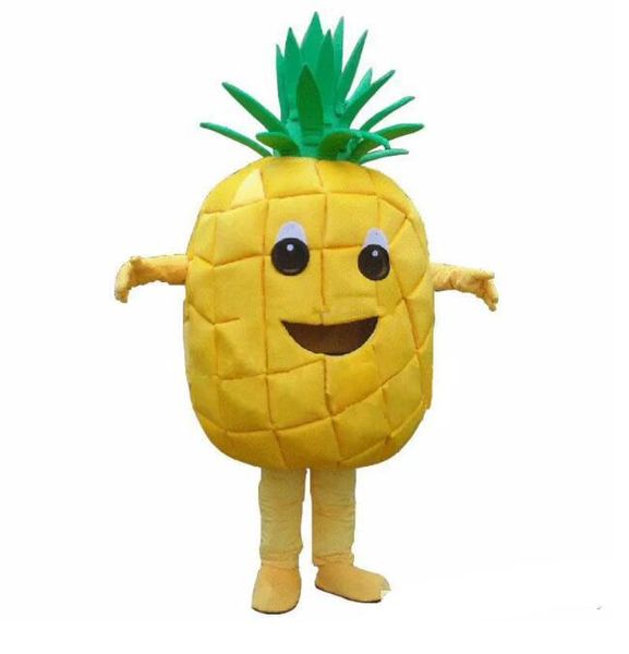 2024 Fabrikverkauf heißes Ananas-Maskottchenkostüm für Halloween, Geburtstag, Partykleid