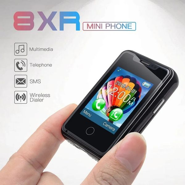 Neues 8XR Mini Super Small Mobiltelefon 1,77 Zoll Touchscreen 2G GSM Dual SIM Karte MTK6261D 350mAh Bluetooth Mobiltelefon