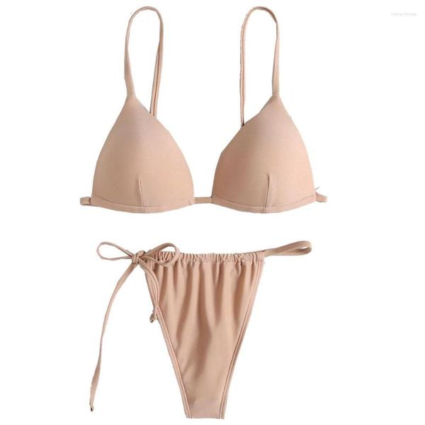 Costumi da bagno da donna Arrivo Micro bikini sexy Set da donna Costume da bagno push-up imbottito perizoma femminile Costume da bagno estivo tagliato