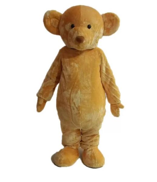 2024 Halloween Braunbär Maskottchen Kostüm Top Qualität Teddybär Tier Thema Charakter Karneval Erwachsene Größe Fursuit Weihnachten Geburtstag Party Kleid